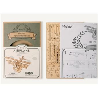 Maquette en bois Avion Rolife Modern 3D