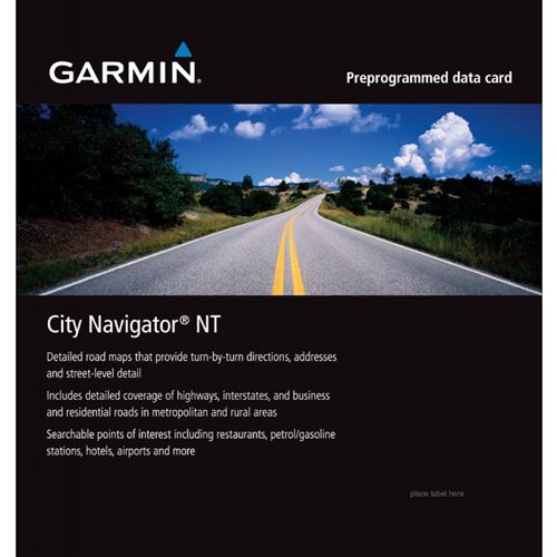 MapSource City Navigator NT Benelux & France - logiciels GPS