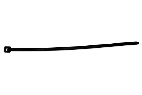 HellermannTyton 111-01910 T18R-N66-BK-C1 Black 2.5mm x 100mm (Pack...