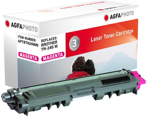 Compatible Avec Brother Tn-246m Agfa Photo Aptbtn246me Toner Magenta