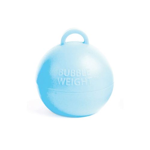 poids bubble pour ballon - bleu ciel - BW019