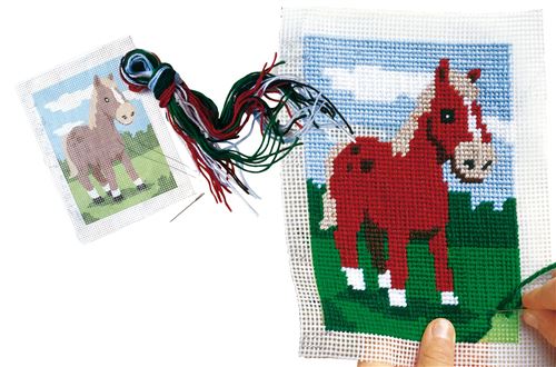 SES Creative kit de broderie cheval