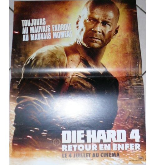Die Hard 4 AFFICHE CINEMA ORIGINALE  - N/A reconditionné disponible sur Fnac