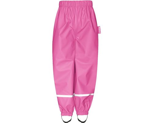 Playshoes pantalon pluie avec élastique à la taille et pantalon rose fille