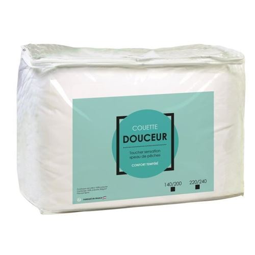 Couette Temperee Microfibre 140x200cm
