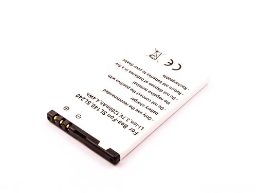 Battery Bea-Fon SL140, SL240, Li-ion, 3,7V, 1200mAh, 4,4Wh