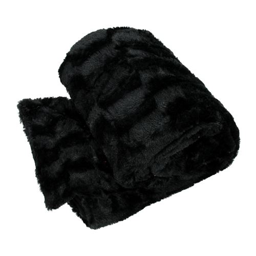 Couverture polaire noire