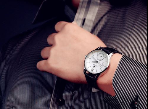 OHP Montre Homme Quartz Noir+Blanc Entreprise YAZOLE 314