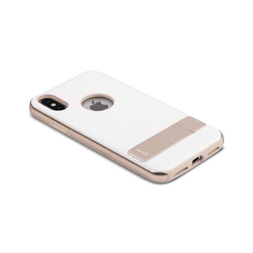Coque iPhone XS/X iGlaze Kameleon Moshi Blanc