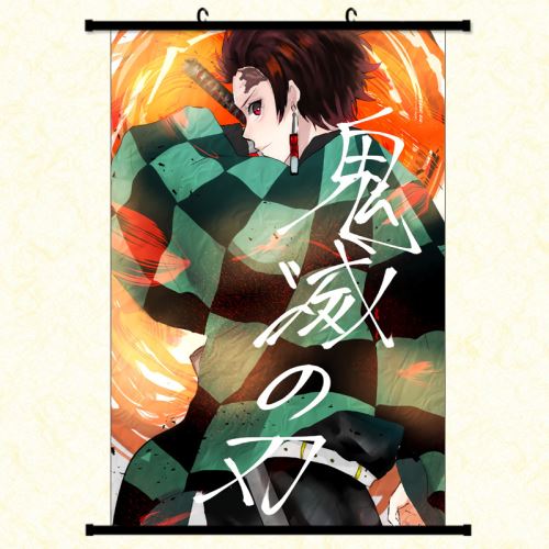 Poster en toile étanche avec cadre en PVC - Demon Slayer (#713),30X45 CM