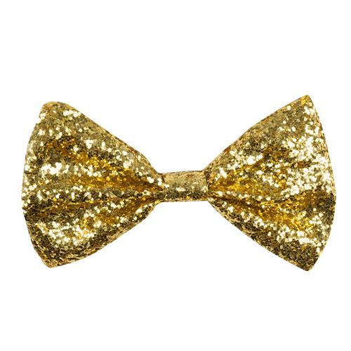 Noeud papillon brillant disco or adulte