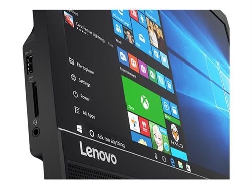 Lenovo 310-20IAP F0CL - Tout-en-un - avec support de cadre - 1 x Celeron J3355 / 2 GHz - RAM 4 Go - HDD 1 To - graveur de DVD - HD Graphics 500 - LAN sans fil: Bluetooth 4.0, 802.11a/b/g/n/ac - Windows 10 Home - moniteur : LED 19.5\