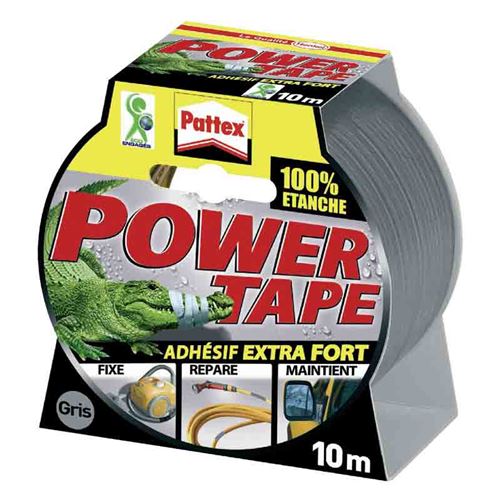 Adh&eacute;sif super puissant Power tape Pattex Gris L10m