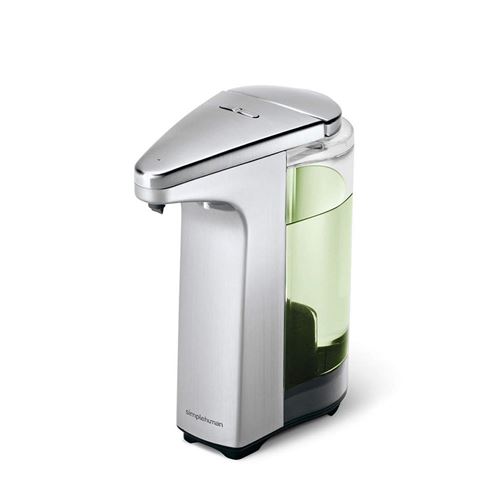 Distributeur de savon liquide à capteur Nickel - Simplehuman - Gris - Métal