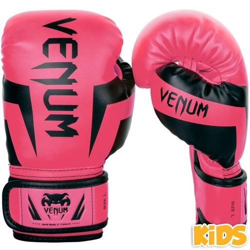 Gants de boxe Venum enfant Élite Rose-S-Rose-S--S-Rose--------------Rose-