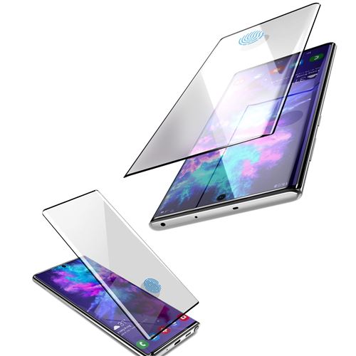 Protection d'écran 3D total écran couvert en verre trempé pour Samsung Galaxy Note 10