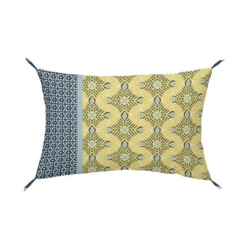 TODAY Coussin 100% coton Imprimé Jakarta Curcuma Shiva - 30 x 50 cm