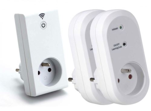 Kit prise Smart wifi avec prise murale télécommandée x2 - Intérieur