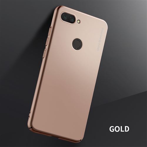 Coque en TPU bords enveloppés givrés et rigide or pour votre Xiaomi Mi 8 Lite/Mi 8 Youth (Mi 8X)