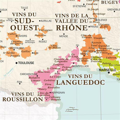 Guide des Vins Poster - Affiche Cuisine et Vins