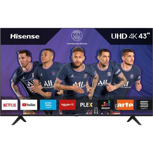 Hisense 43A7100F - 43 diagonale klasse A7100F Series led-achtergrondverlichting lcd-tv - Smart TV - VIDAA - 4K UHD (2160p) 3840 x 2160 - HDR - direct brandende led - zwart