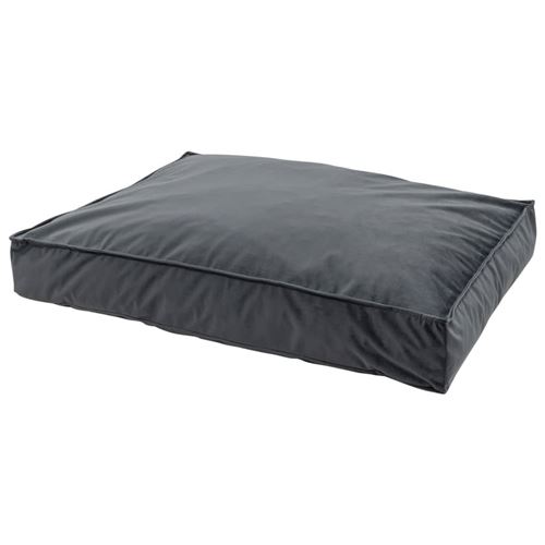Meilleurs prix pour Madison Coussin pour chiens Velvet 80x55x15 cm Gris