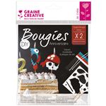 Kit DIY Bougies d'anniversaire - Pirate - 2 pcs