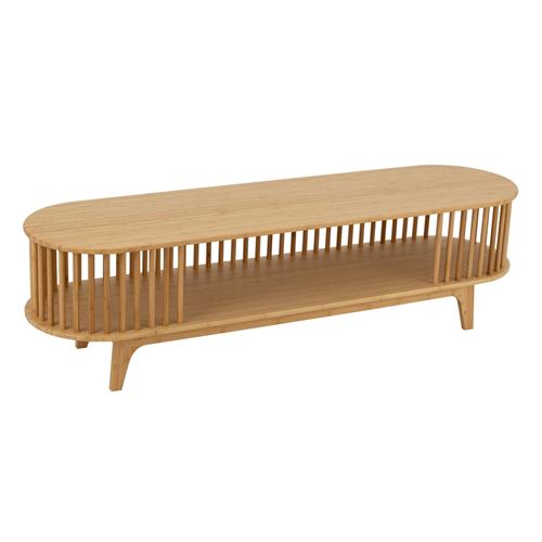  Meuble Tv En Bambou ""live"" 150cm Naturel