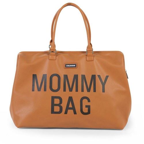 CHILDHOME Mommy Bag Sac A Langer Look Cuir Brun