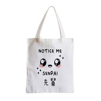 Grand sac pour shopping Notice me senpai japon - 1