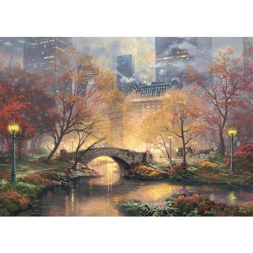 Puzzle Schmidt - Thomas Kinkade : Central Park en automne, 1000 pièces