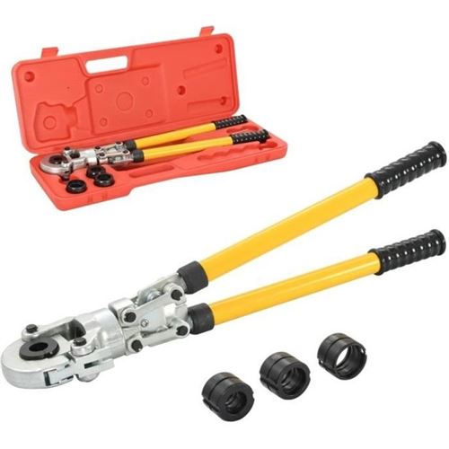 Vidaxl Jaune Pince À Sertir Hydraulique 16-32 Mm - Image 3
