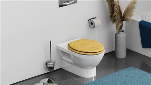 Schütte WC-Sitz "NATURAL BAMBOO" aus Bambus Vollholz
