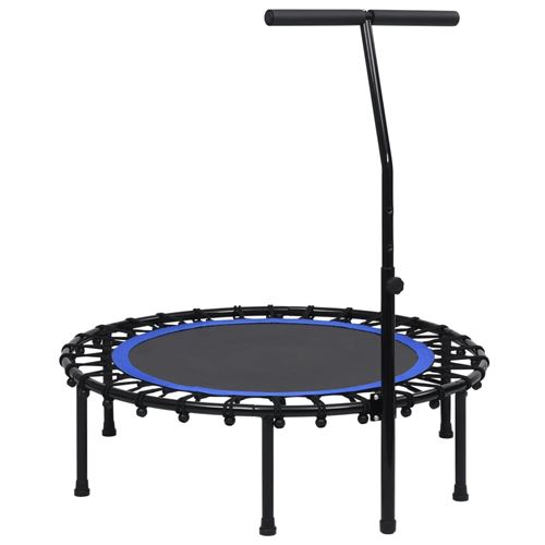 Vidaxl trampoline de fitness avec poign&eacute;e 102 cm 102 cm