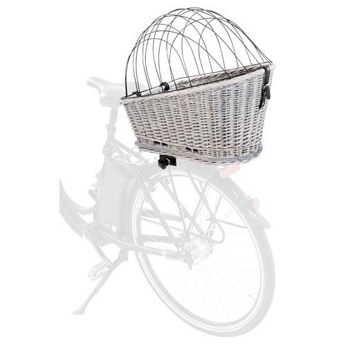 Comparer les prix de Panier vélo pour porte-bagages. Dimension: 35 x 49 x 55 cm. pour chiens max 8kg. - Trixie - TR-13114