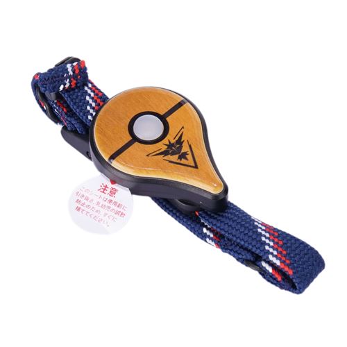 Bracelet de capture automatique Pokémon GO Plus Jaune grain de bois