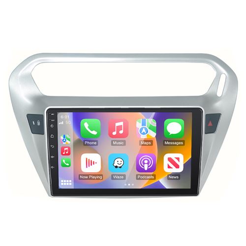 Gearelec Autoradio 9 Pouces Android pour Peugeot 301 2013-2018 avec Carplay Andriod Auto GPS Navigation BT RDS WiFi