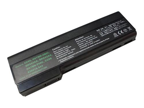 CoreParts - Batterij voor laptopcomputer - Lithiumion - 12-cels - 7800 mAh - zwart - voor EliteBook 8460p, 8460w, 8470p, 8470w, 8560p, 8570p; Mobile Thin Client mt40; ProBook 6360b