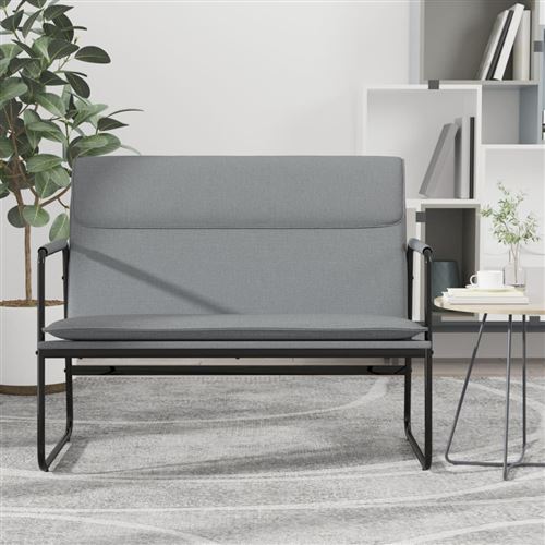 Non Communiqué Gris Clair Vidaxl Banc 100X64x80 Cm Tissu, Siège De Banc, Banc D'entrée, Banc De Salle À Manger, Chaise De Banc, Bancs D'entrée, Sièges De Salon