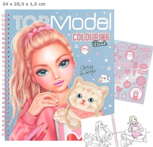 Dessin et coloriage enfant Top Model Album à colorier Cutie Star