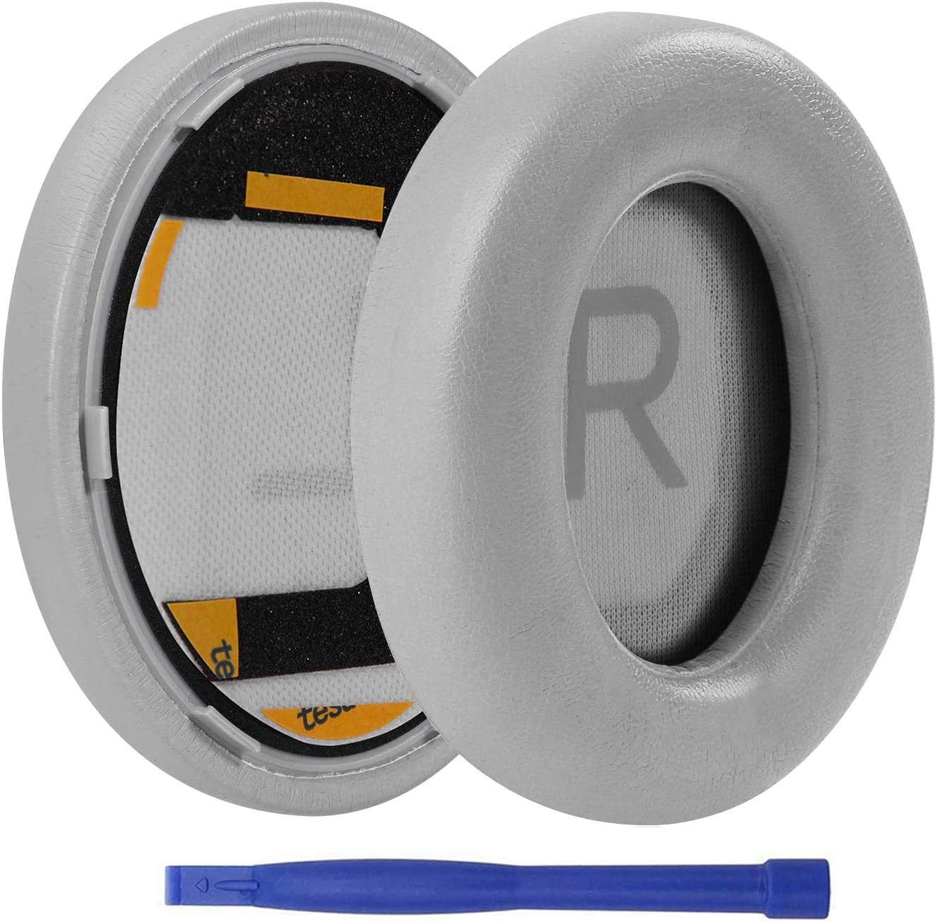 Coussinets De Rechange Pour Casque Bose 700 - Cuir Synthétique Doux, Mousse Mémoire De Forme - Gris, Facile à Installer - 8