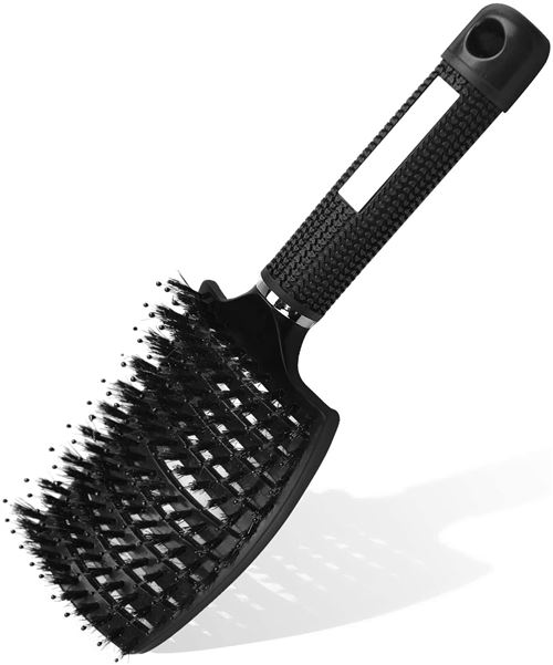 Brosse à Cheveux Frohud,(24*7*3mm)-Noir