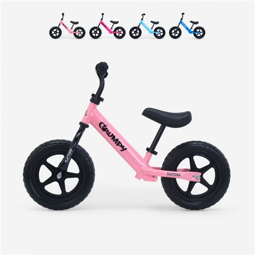 Draisienne pour enfants avec pneus en mousse EVA balance bike Grumpy, Couleur: Rose