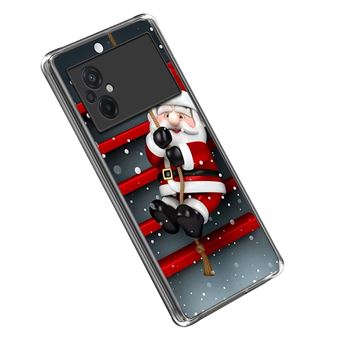 Coque IPhone Motif Père Noël - TPU Souple Pour IPhone 7 à 16 Pro Max