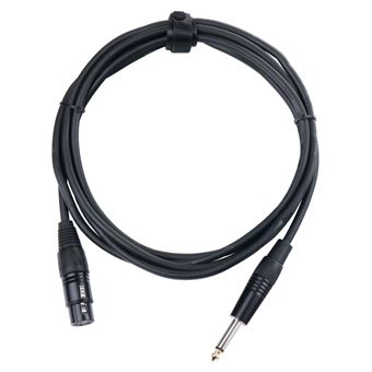 Pronomic Stage XFJ-2.5 Câble Micro XLR / Jack 2.5m Noir - 1