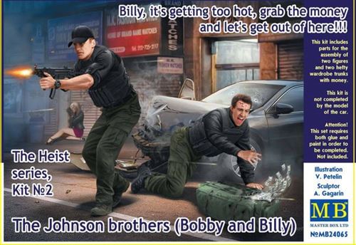 The Heist Series,kit#2. The Johnson Brothers (bobby And Billy)- 1:24e - Master Box Ltd.