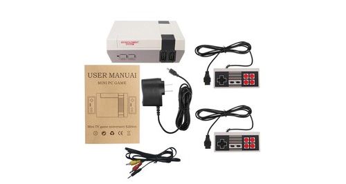 Mini consoles de jeux classiques rétro intégrées 600 vidéo télévision classique l enfance - gris