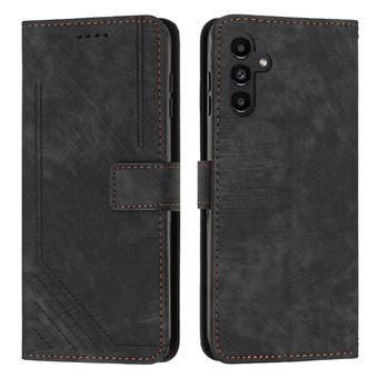 Étui pour FOXDOCK Samsung Galaxy A24 Protecteur complet PU en cuir PU Flip Cover compatible avec Samsung Galaxy A24-Noir - 1