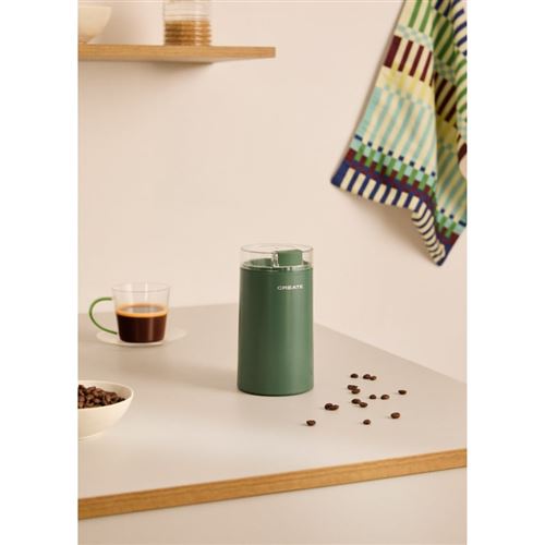 Moulin &agrave; caf&eacute; - Create - Studio - Acier inoxydable - 50g - Compact