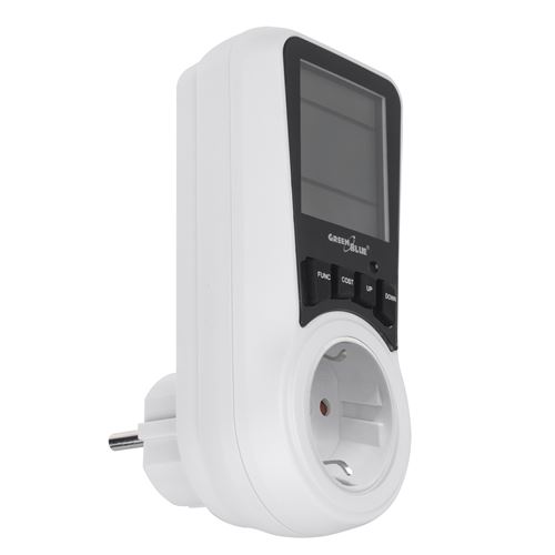 Prise Compteur d'Énergie, Wattmètre Mesure Consommation Electrique, avec 7  Modes de Surveillance, Protection Contre Les
